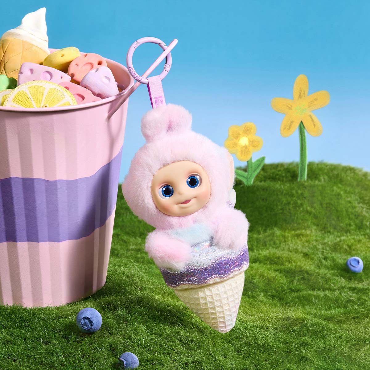 POP MART Teletubbies Afternoon Tea Diary Series Vinyl Plush Pendant