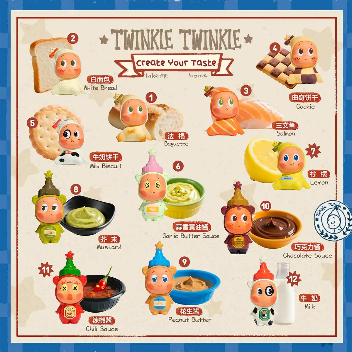 POP MART Twinkle Twinkle Create Your Taste Series Figures - A