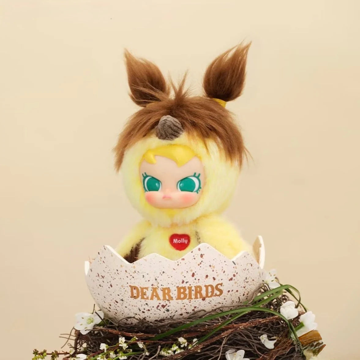POP MART Dear Birds Series - Egg-shaped Plush Display Case
