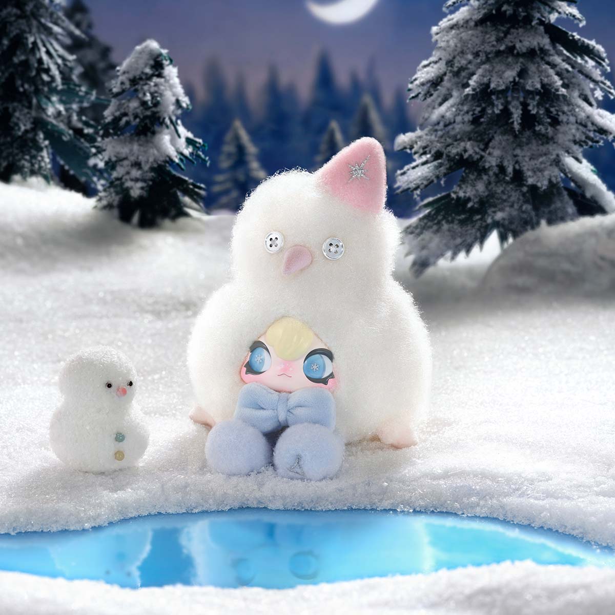 POP MART 1001MOONS The Moonlight Gathering Guide Series Plush Doll Pendant