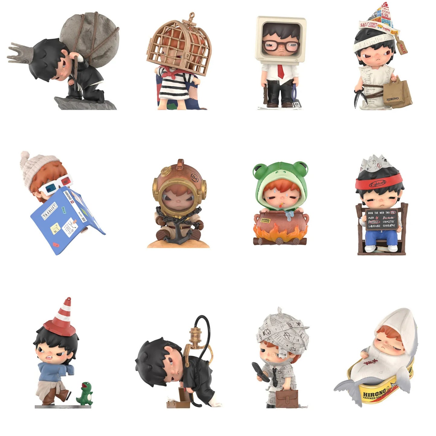 POP MART Hirono Tamed Wildgrass Series Figures