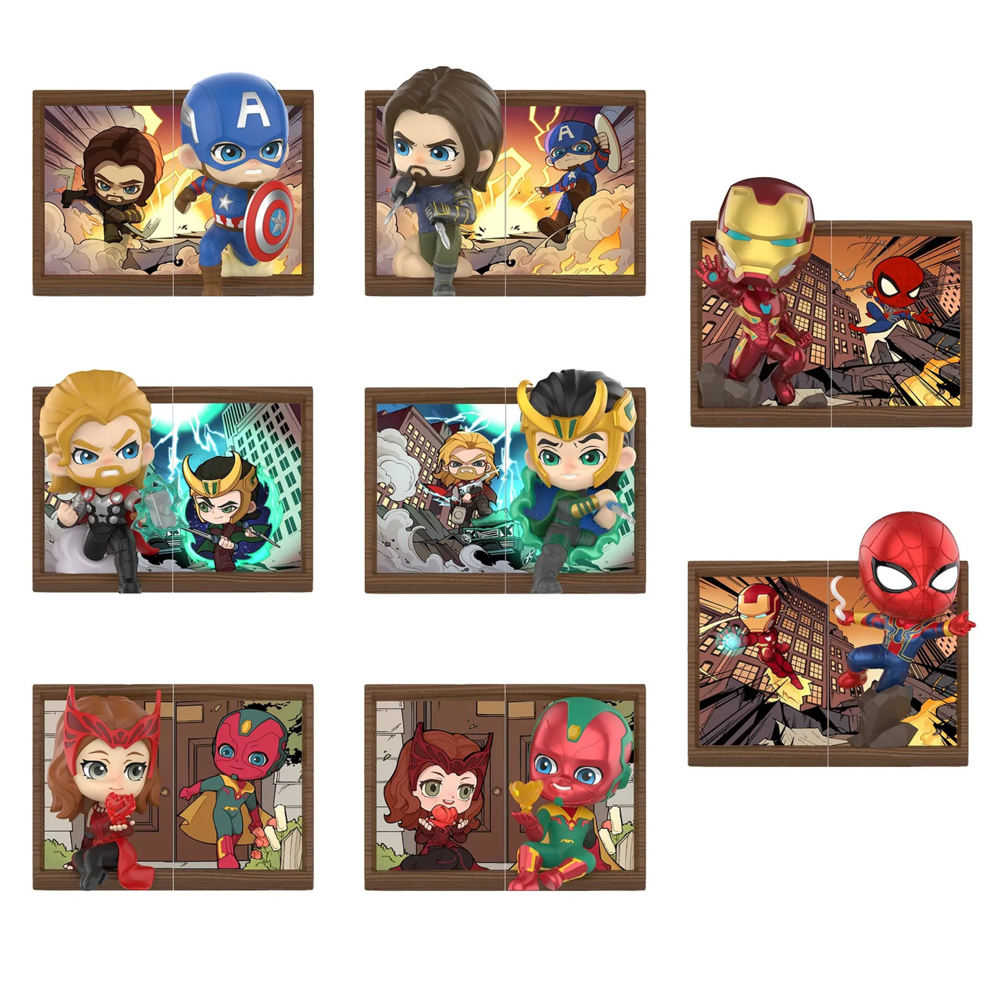POP MART Marvel Photo Frame Series Figures