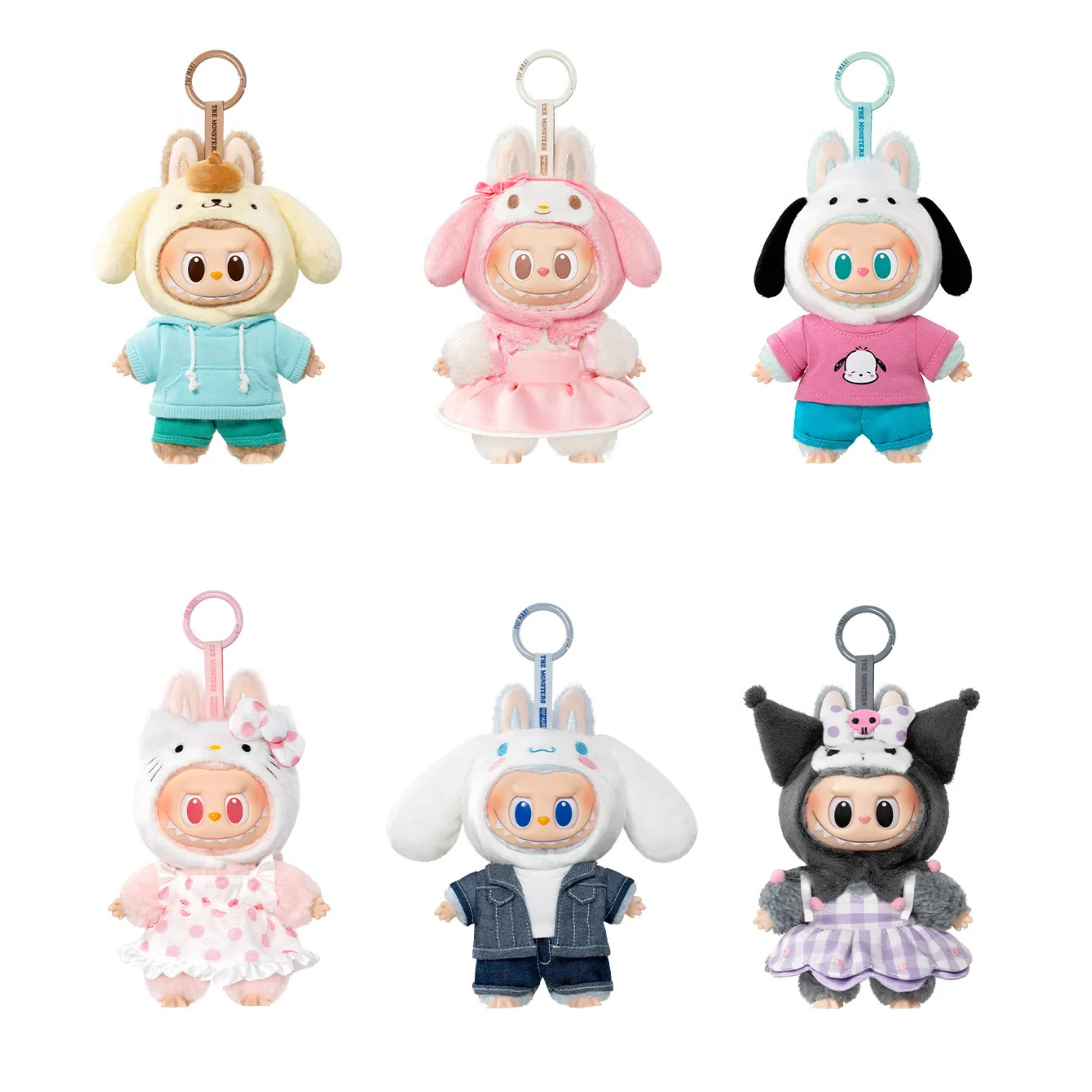 POP MART LABUBU THE MONSTERS × Hello Kitty and Friends Series-Vinyl Pl ...