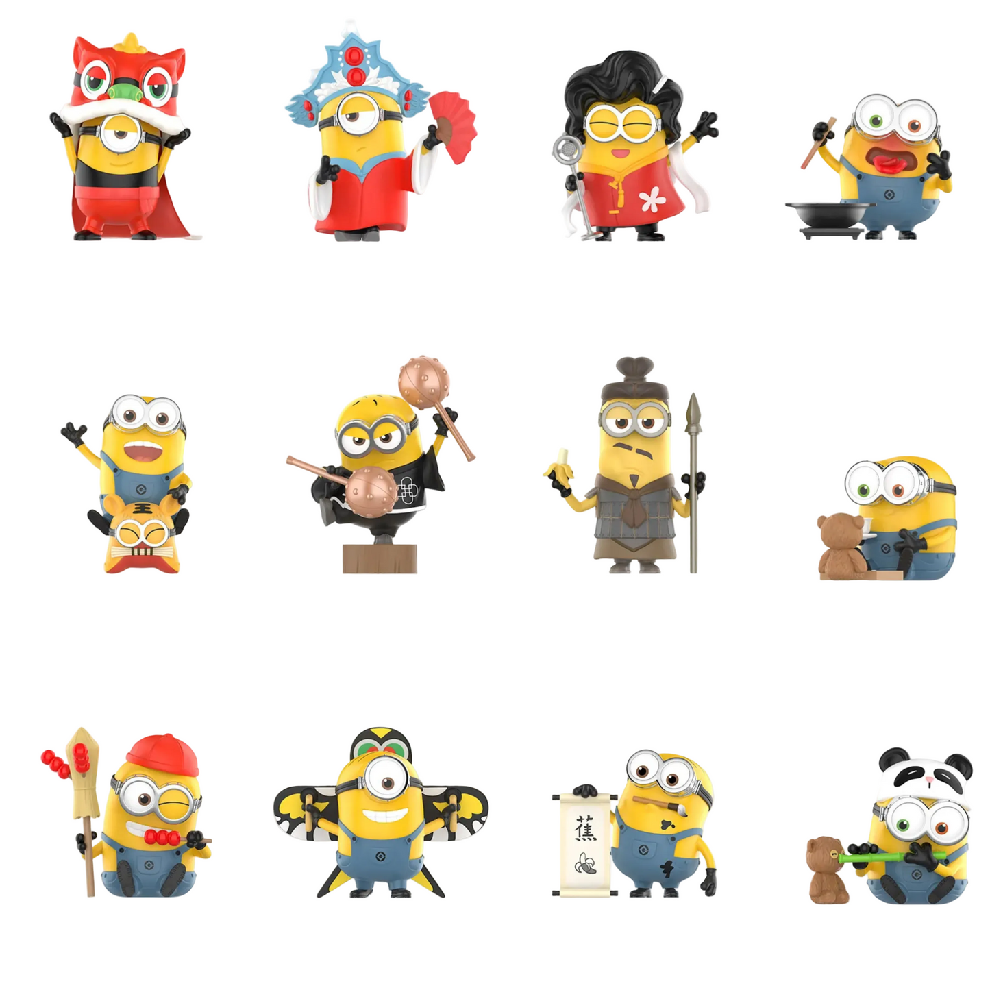 POP MART Minions Travelogues of China Series Figures