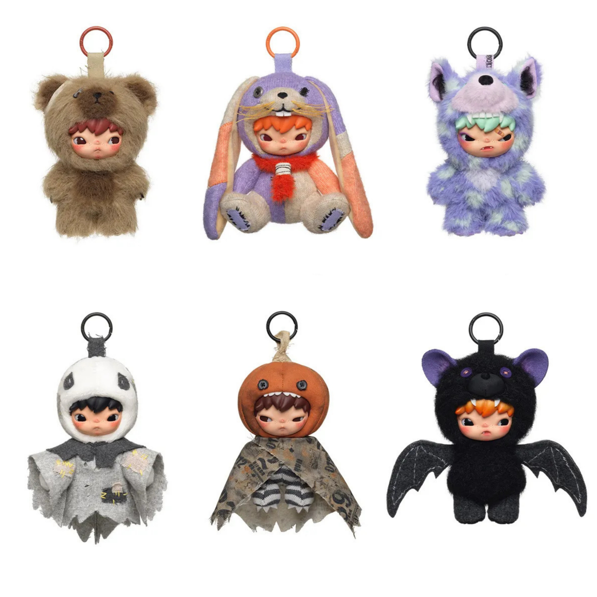 POP MART Hirono After Dark Series Plush Doll Pendant
