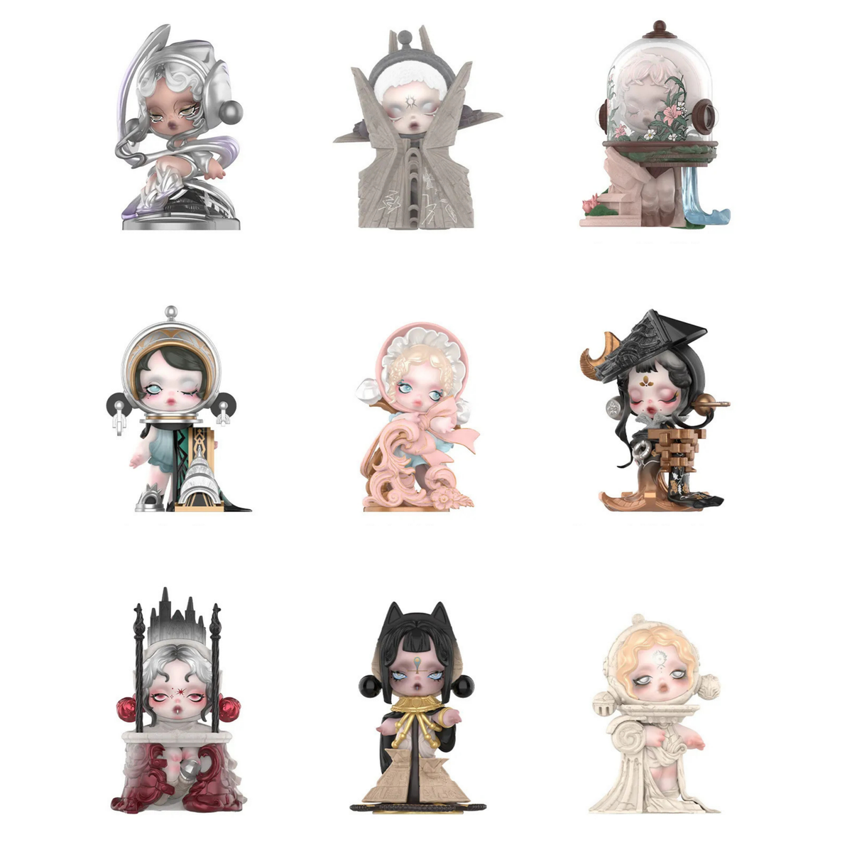 POP MART SKULLPANDA WHERE TIME DWELLS Series Figures