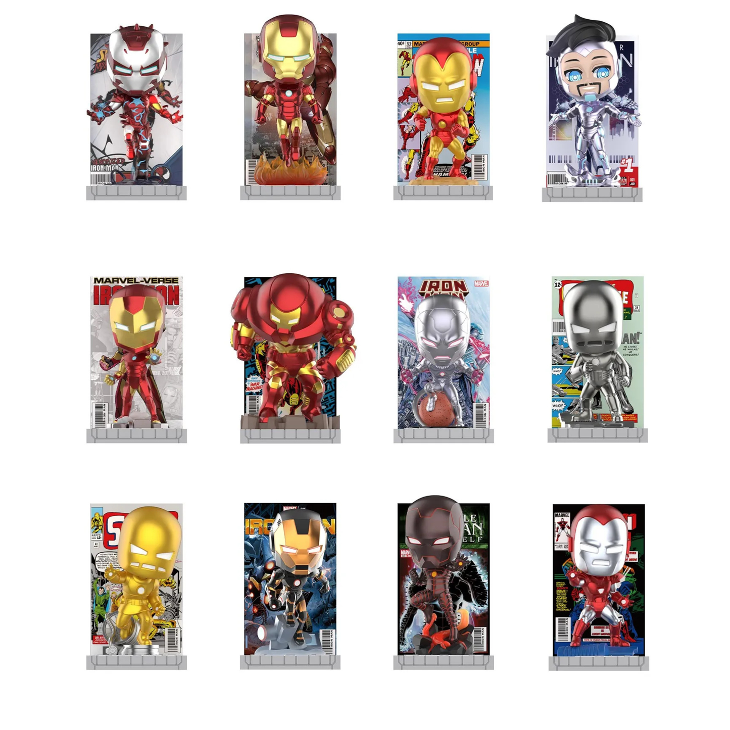 POP MART Marvel Iron Man: A Journey Through Armors Series Figures