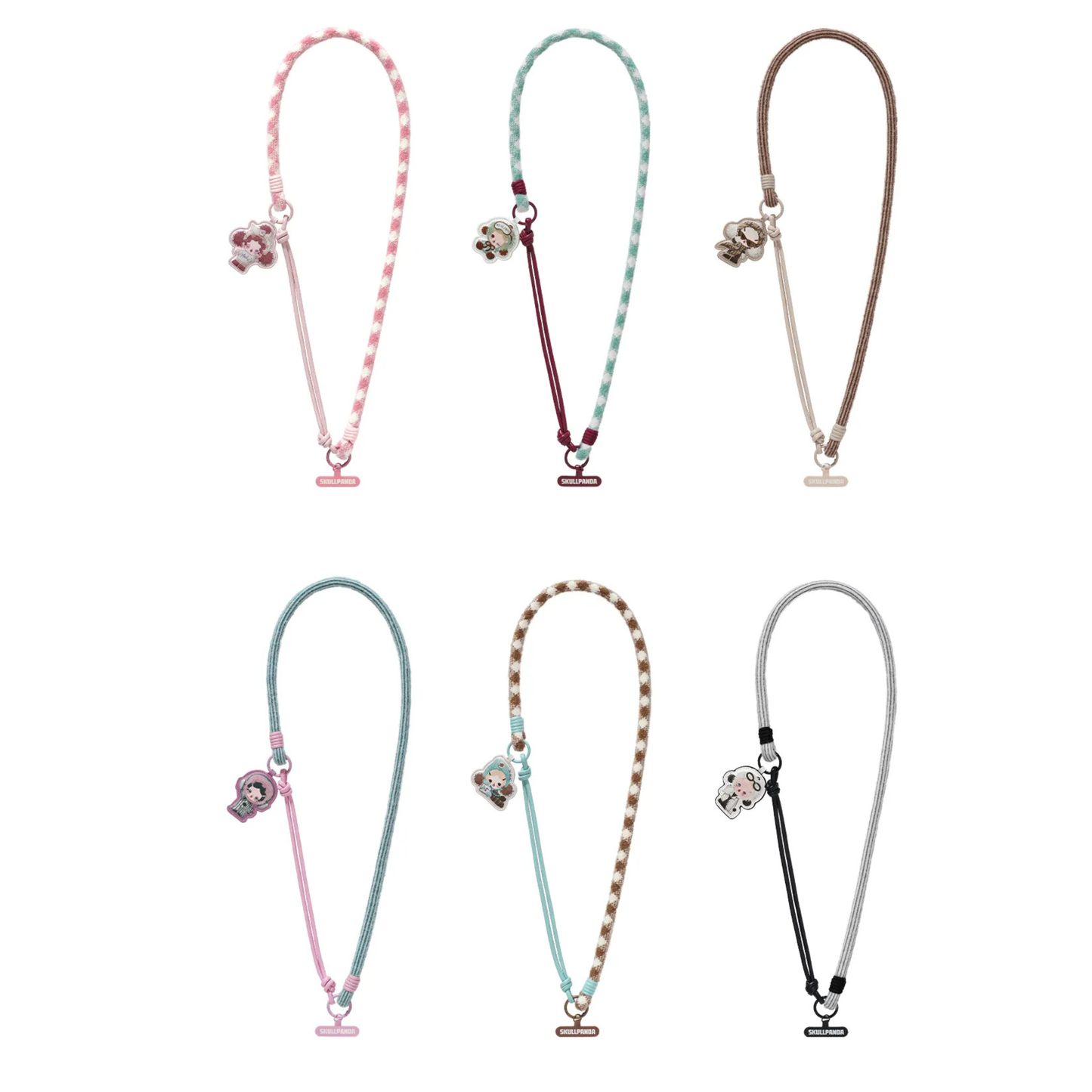 POP MART θ SKULLPANDA Off Mode Series Phone Lanyard