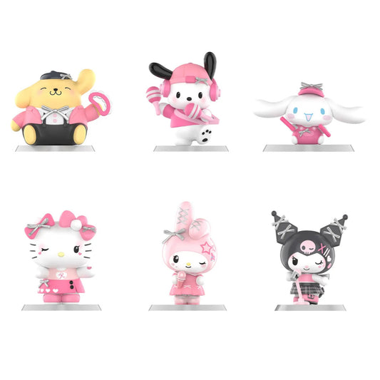 POP MART HELLO KITTY AND FRIENDS Pink Party Series Figures