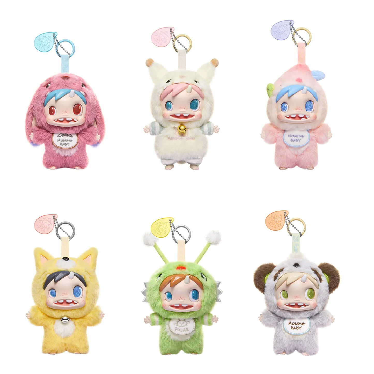 POP MART POLAR-Monster Baby Collection Series Plush Pendant Ver.1