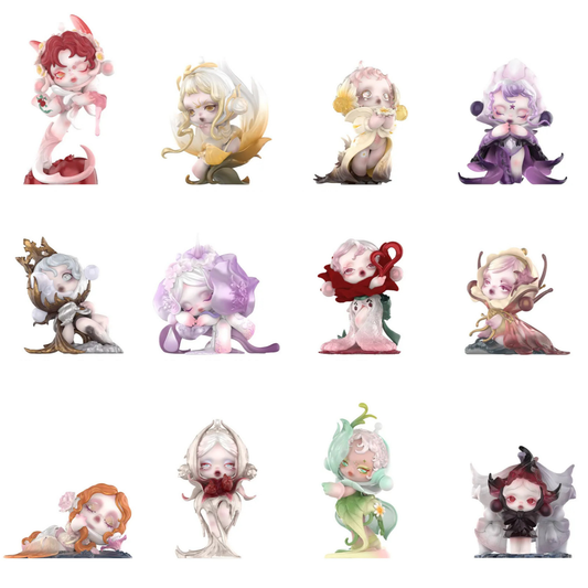 POP MART SKULLPANDA Petals in Four Acts Series Figures