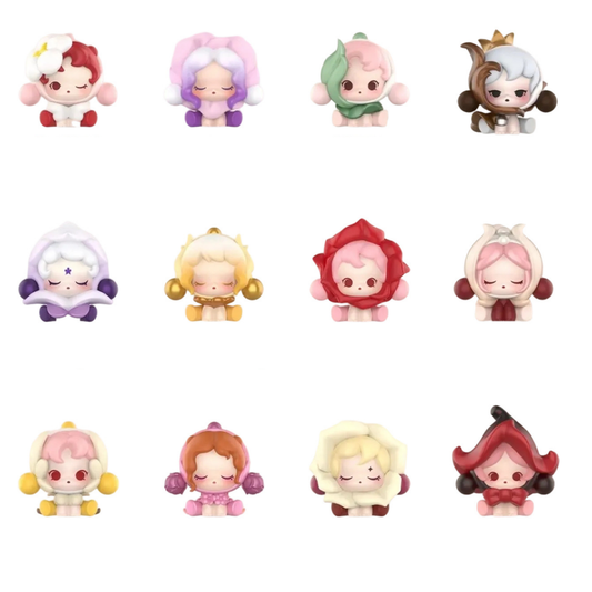 POP MART POP BEAN SKULLPANDA Petals in Four Acts Series Figures