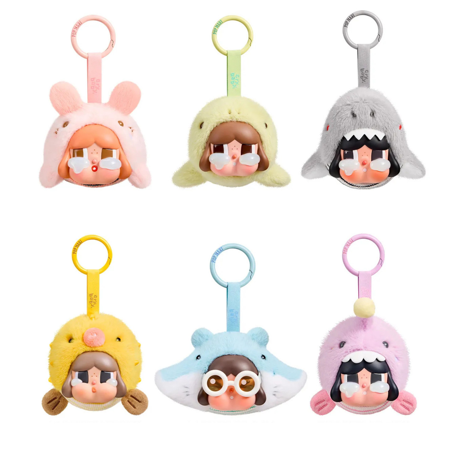 POP MART CRYBABY Cry Me An Ocean Series - Vinyl Plush Pendant Blind Box