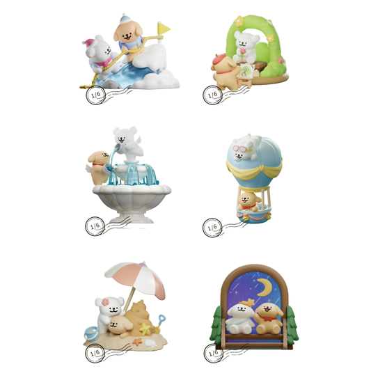 PLZDOT TOPTOY Maltese's Travel Diary Blind Box Series