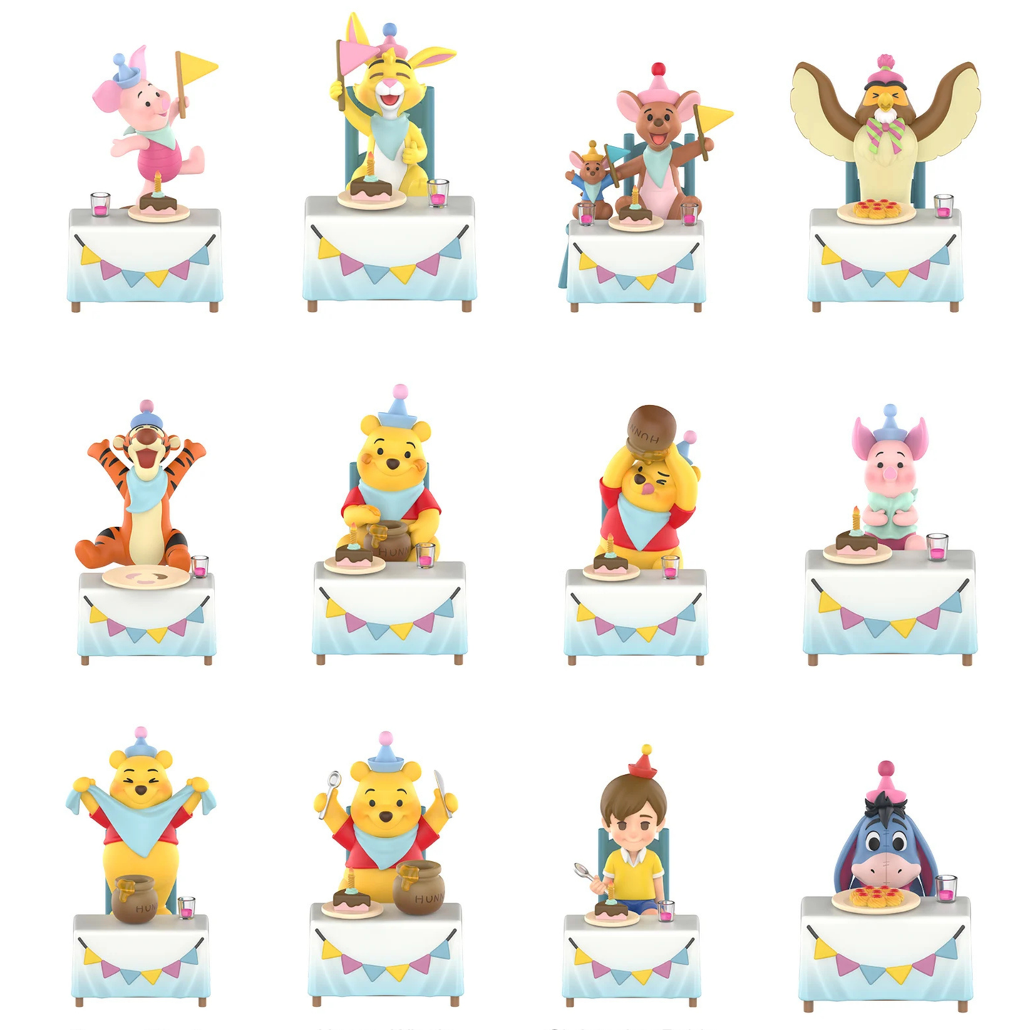 POP MART Disney Winnie the Pooh Let's Party! Series Figures