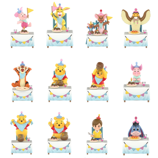 POP MART Disney Winnie the Pooh Let's Party! Series Figures