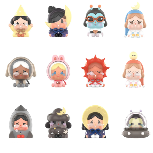 POP MART CRYBABY CRYING TO THE MOON-SITTING SERIES FIGURES