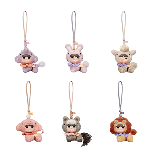POP MART CRYBABY Crying Round n Round Series - Vinyl Plush Pendant Blind Box