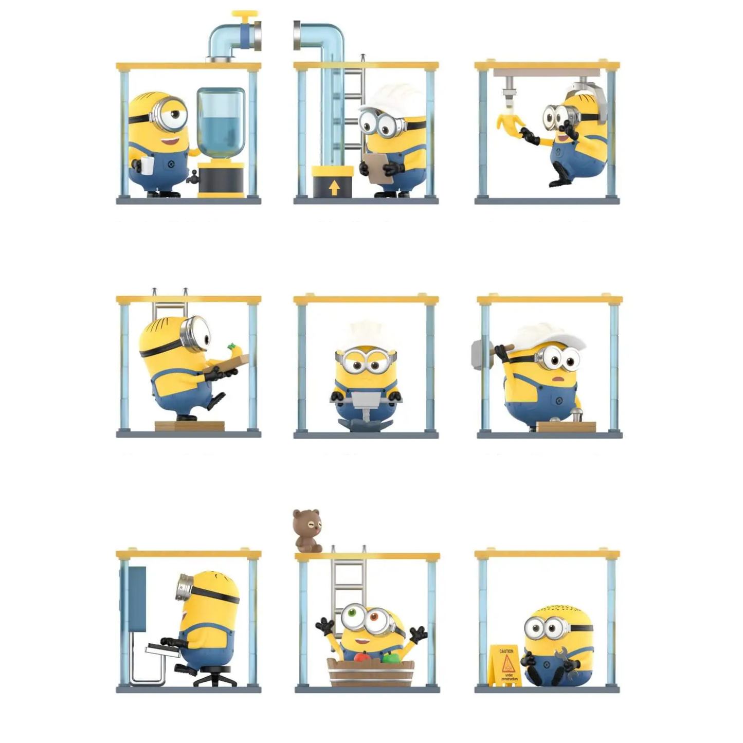 POP MART Minions At Work Series Figures