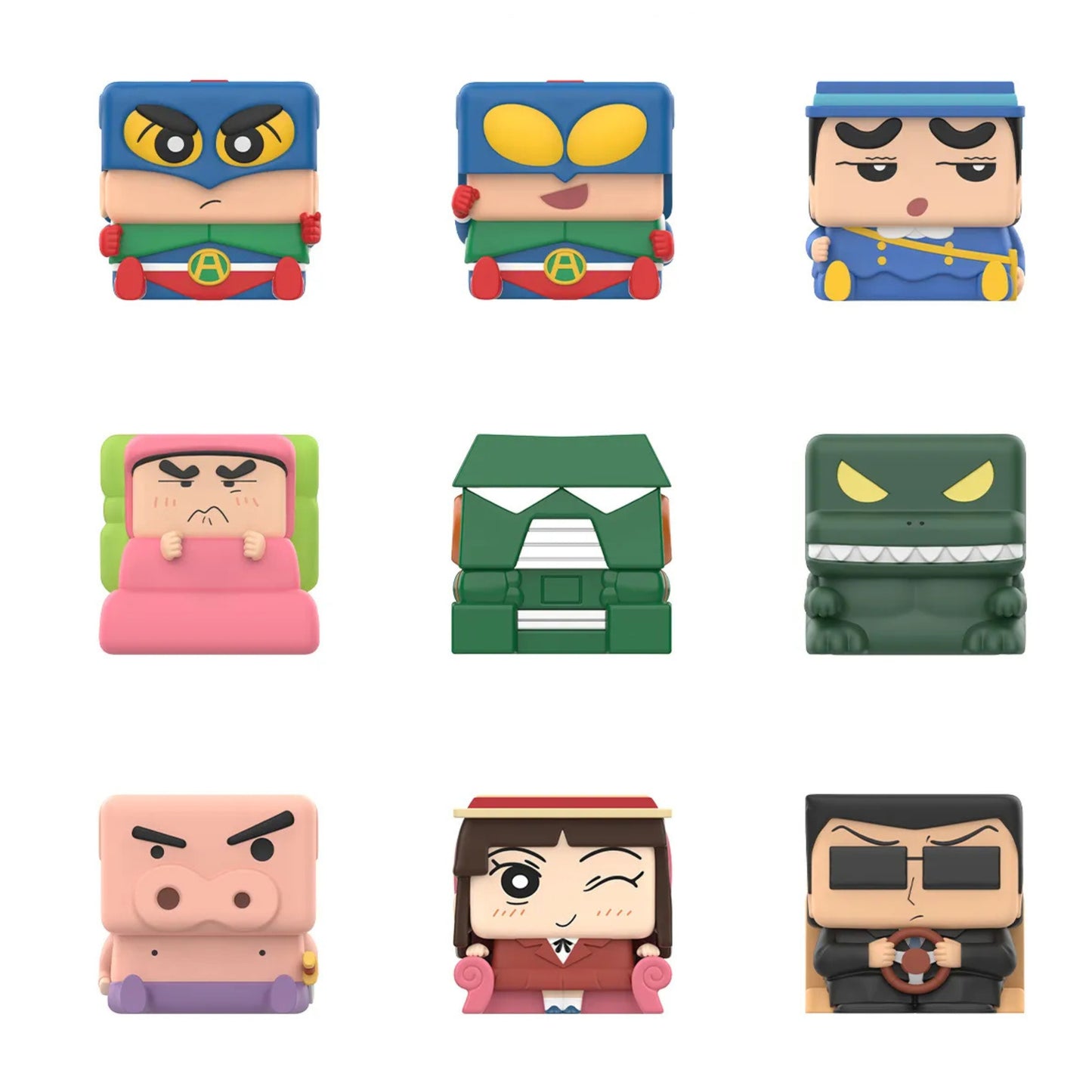 POP MART Crayon Shinchan POP CUBE-3 Series Figures