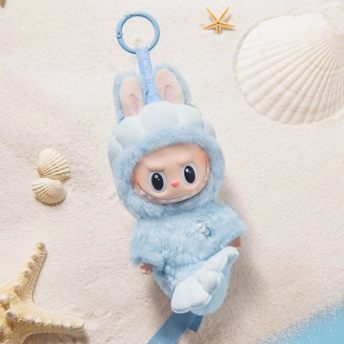 POP MART LABUBU HIDE AND SEEK IN SINGAPORE SERIES-Vinyl Plush Doll Pendant - LIMITED EDITION