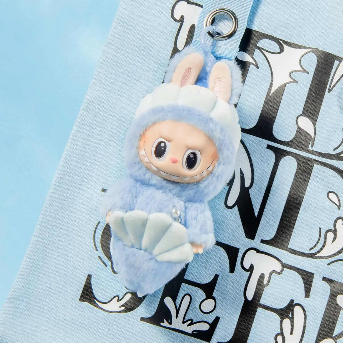 POP MART LABUBU HIDE AND SEEK IN SINGAPORE SERIES-Vinyl Plush Doll Pendant - LIMITED EDITION