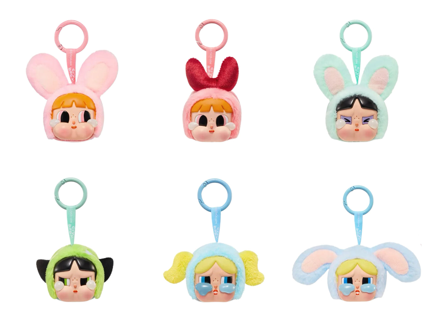 POP MART CRYBABY × Powerpuff Girls Series-Vinyl Face Plush Blind Box