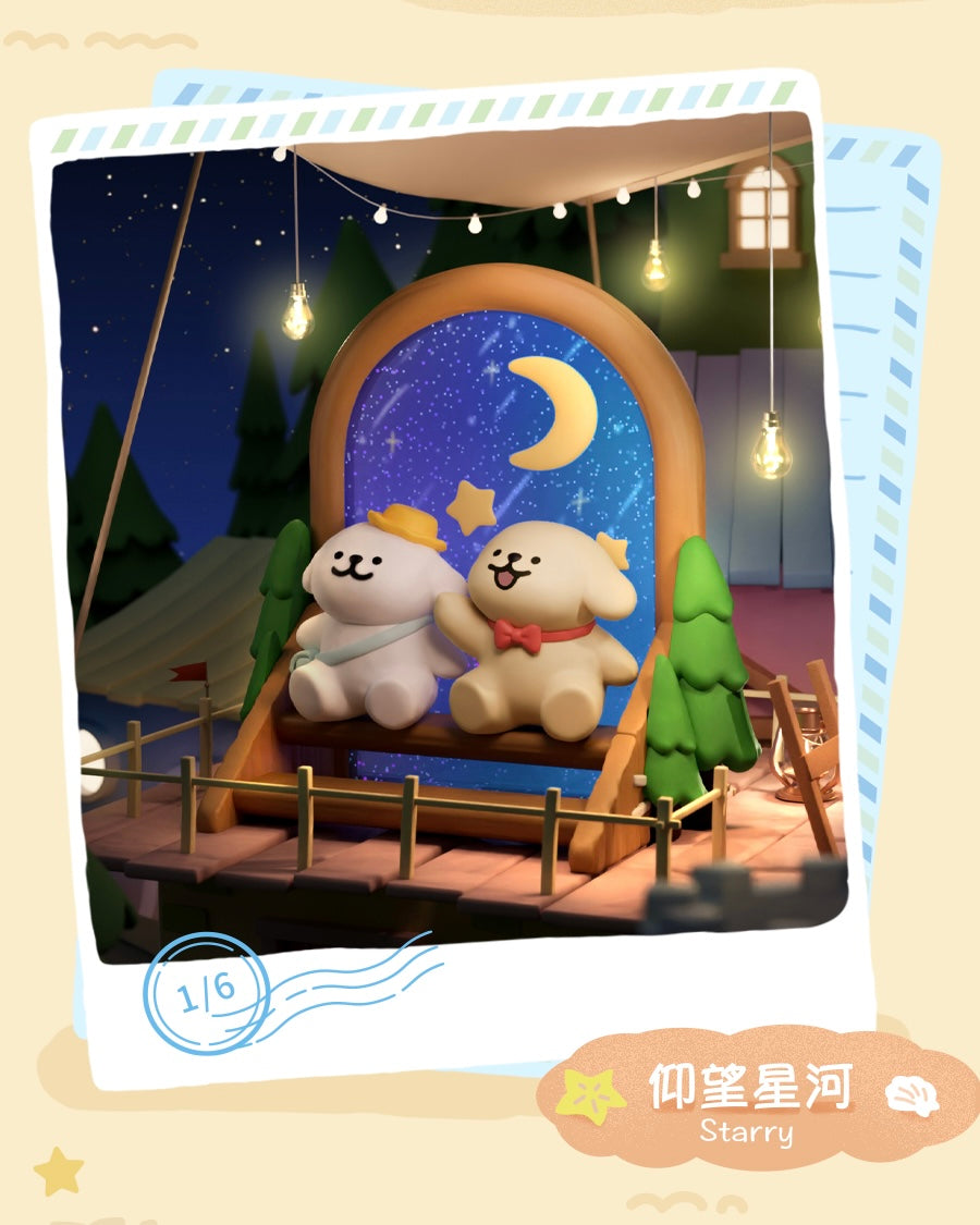 PLZDOT TOPTOY Maltese's Travel Diary Blind Box Series