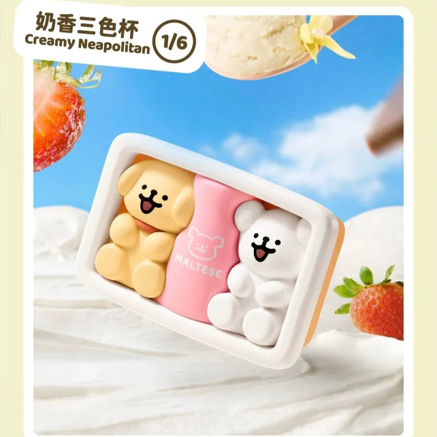 PLZDOT Maltese Summer Ice Cream Blind Box Series