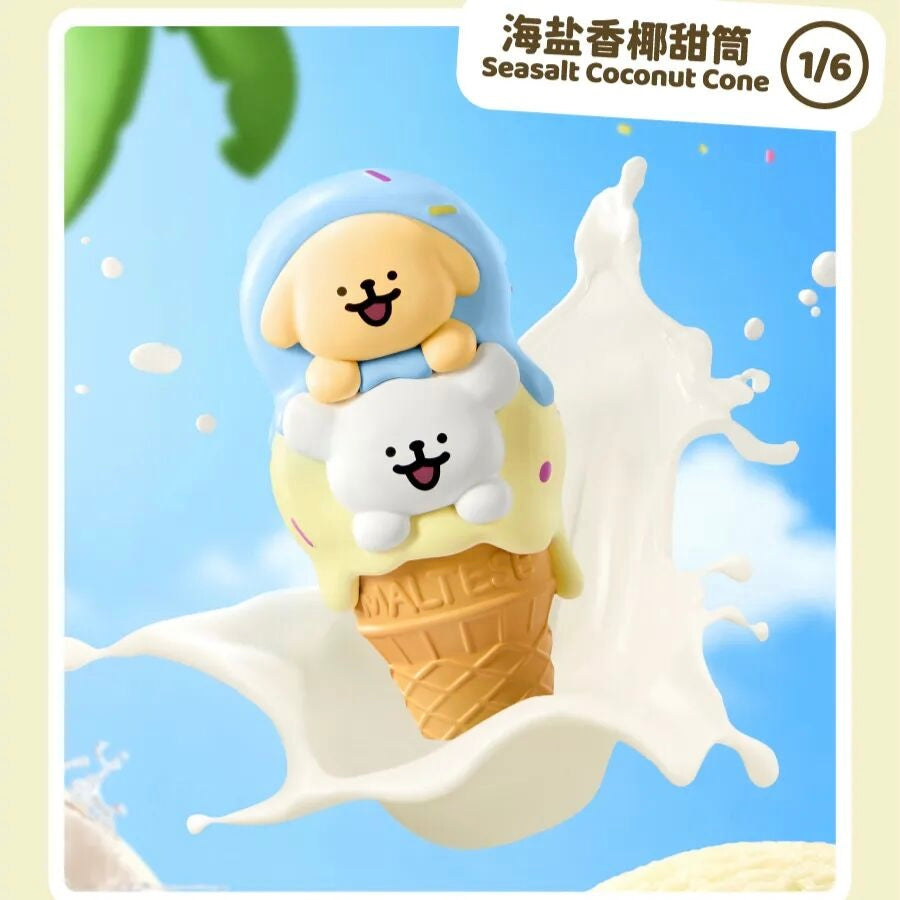 PLZDOT Maltese Summer Ice Cream Blind Box Series