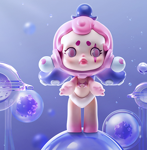 POP MART SKULLPANDA Candy Monster Town Blind Box Figure