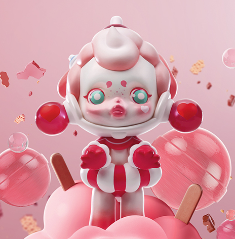 POP MART SKULLPANDA Candy Monster Town Blind Box Figure