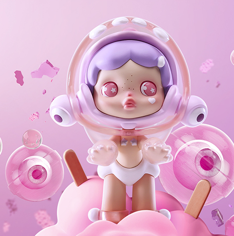 POP MART SKULLPANDA Candy Monster Town Blind Box Figure