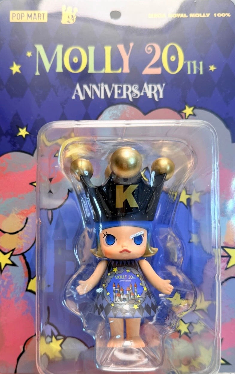 POP MART MEGA ROYAL MOLLY 100% 20th Anniversary 2026 Limited Edition Hang Card