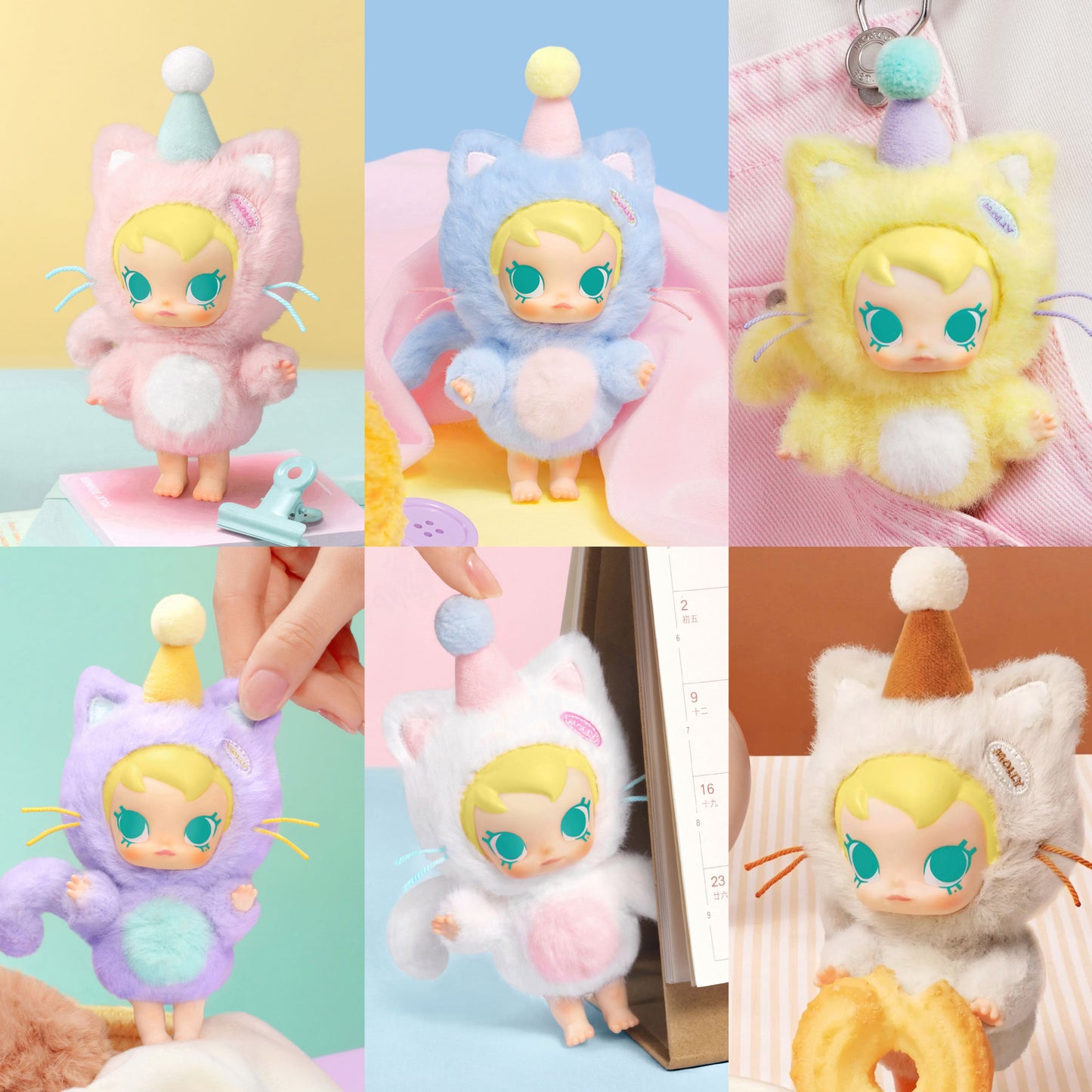 POP MART Baby Molly Pocket Friends Series-Vinyl Plush Pendant Blind Box