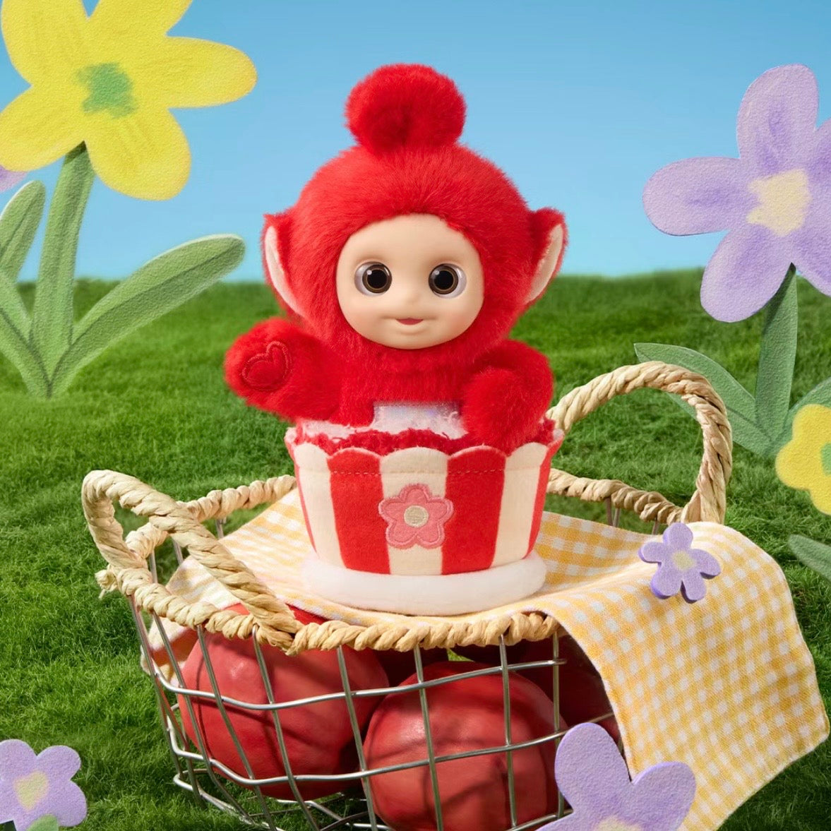 POP MART Teletubbies Afternoon Tea Diary Series Vinyl Plush Pendant