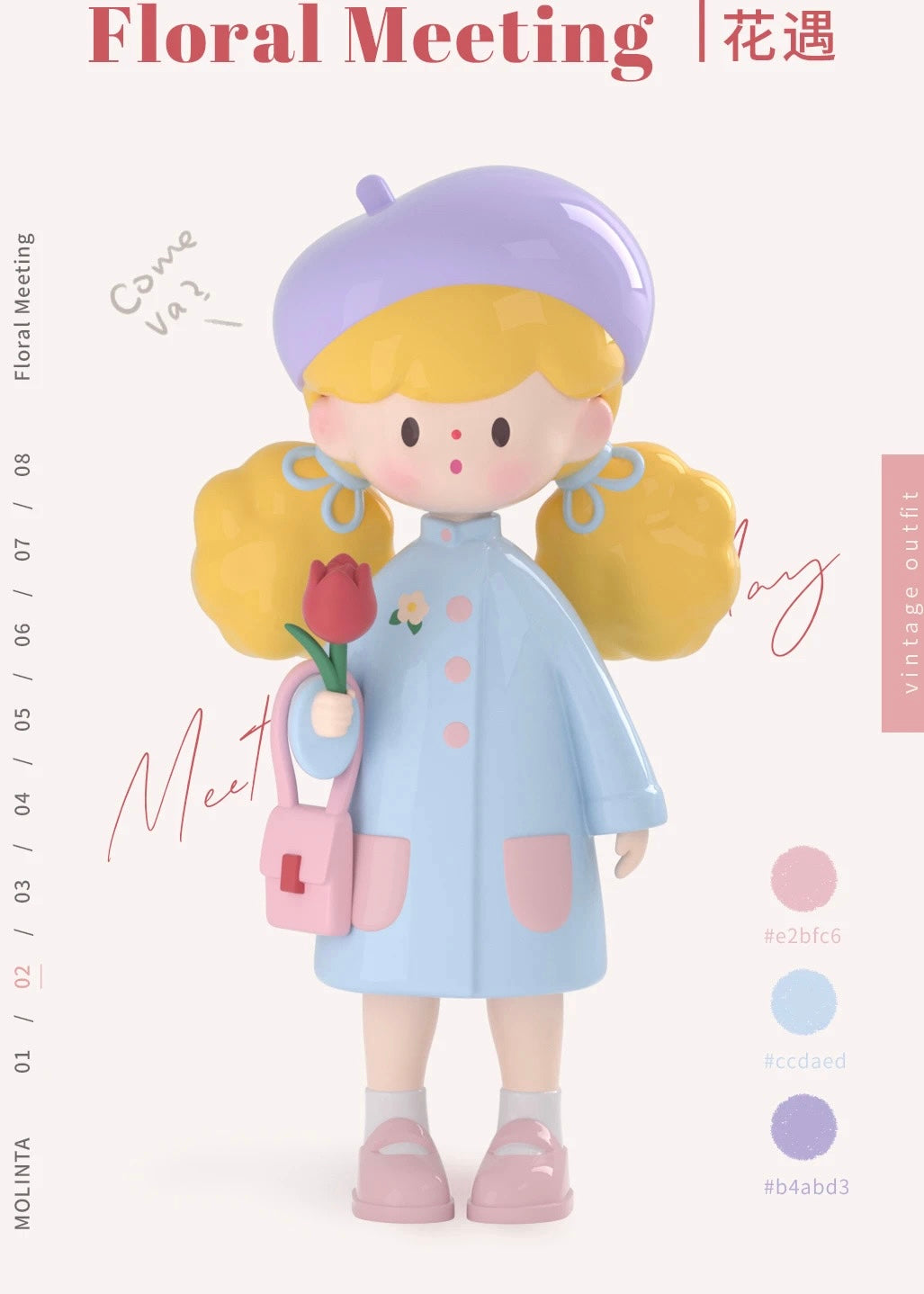 FINDING UNICORN Molinta Vintage Outfit Series Blind Box