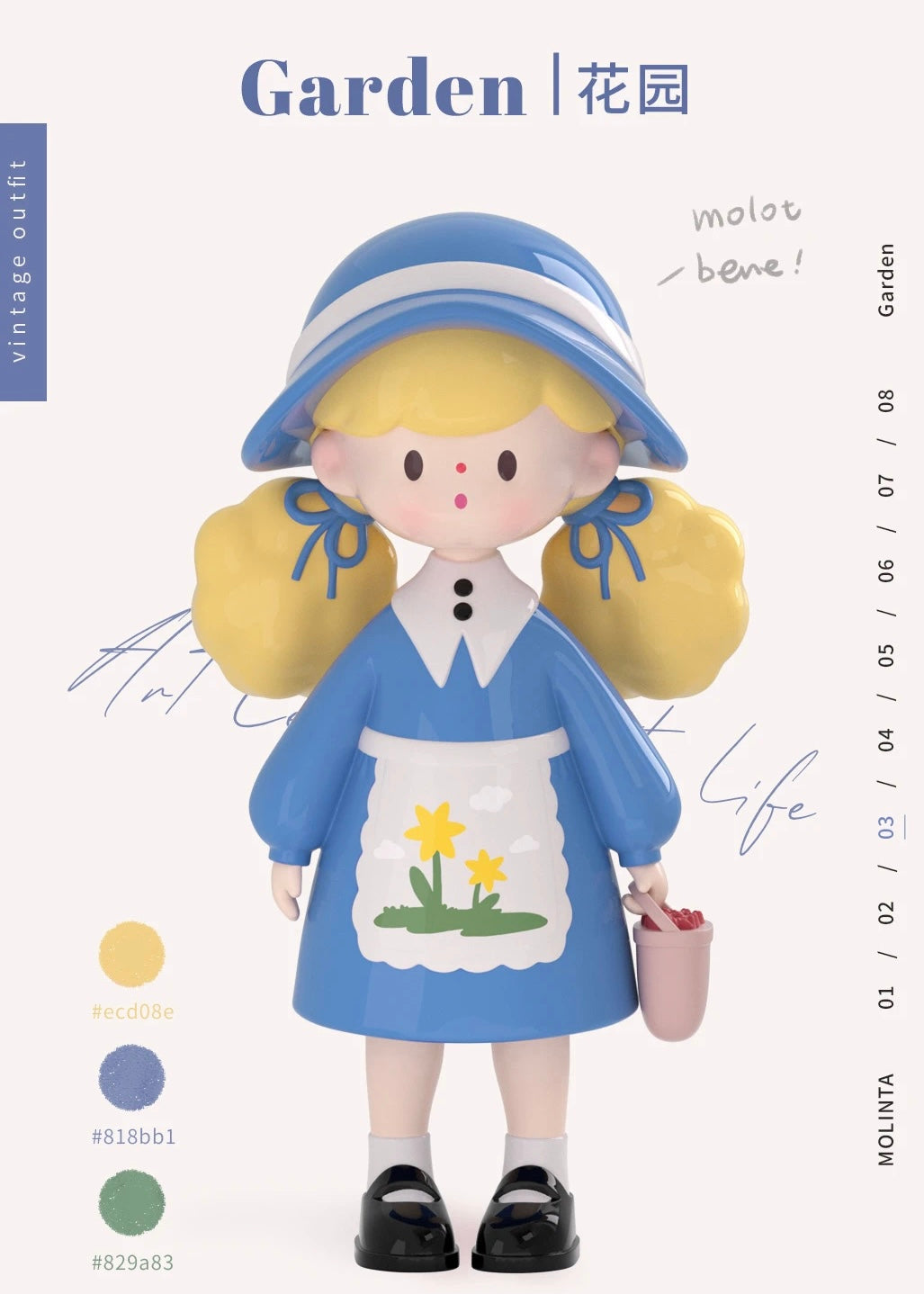 FINDING UNICORN Molinta Vintage Outfit Series Blind Box