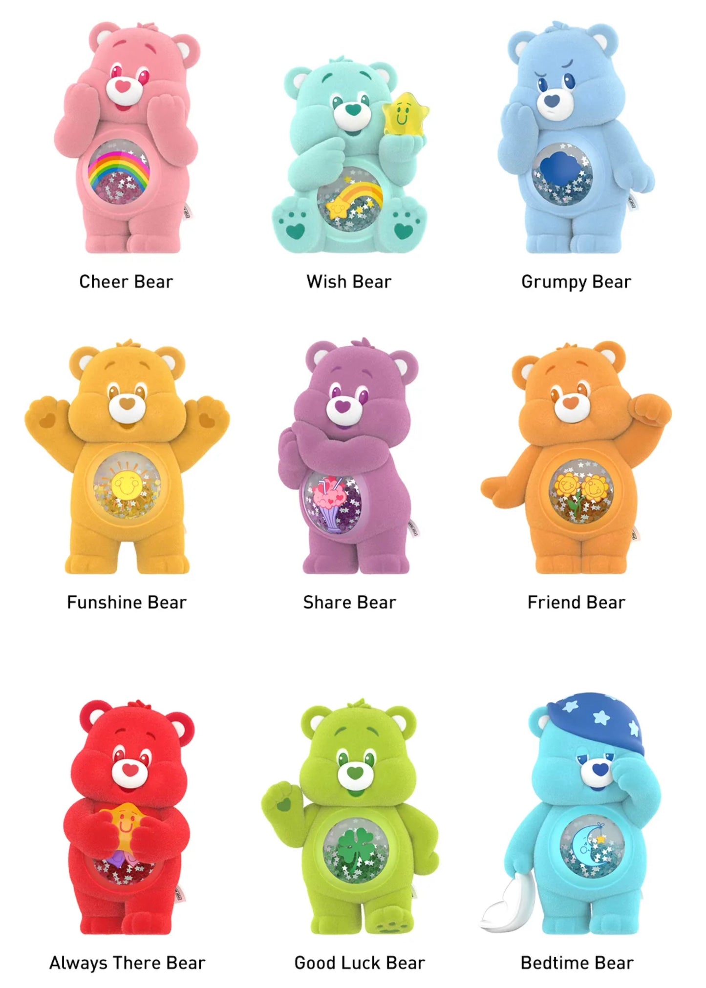 POP MART Care Bears Colorful Hugs Series Figures