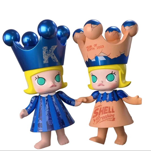 POP MART Mega Royal Molly 400% Princess - Blue 2023 LIMITED Edition