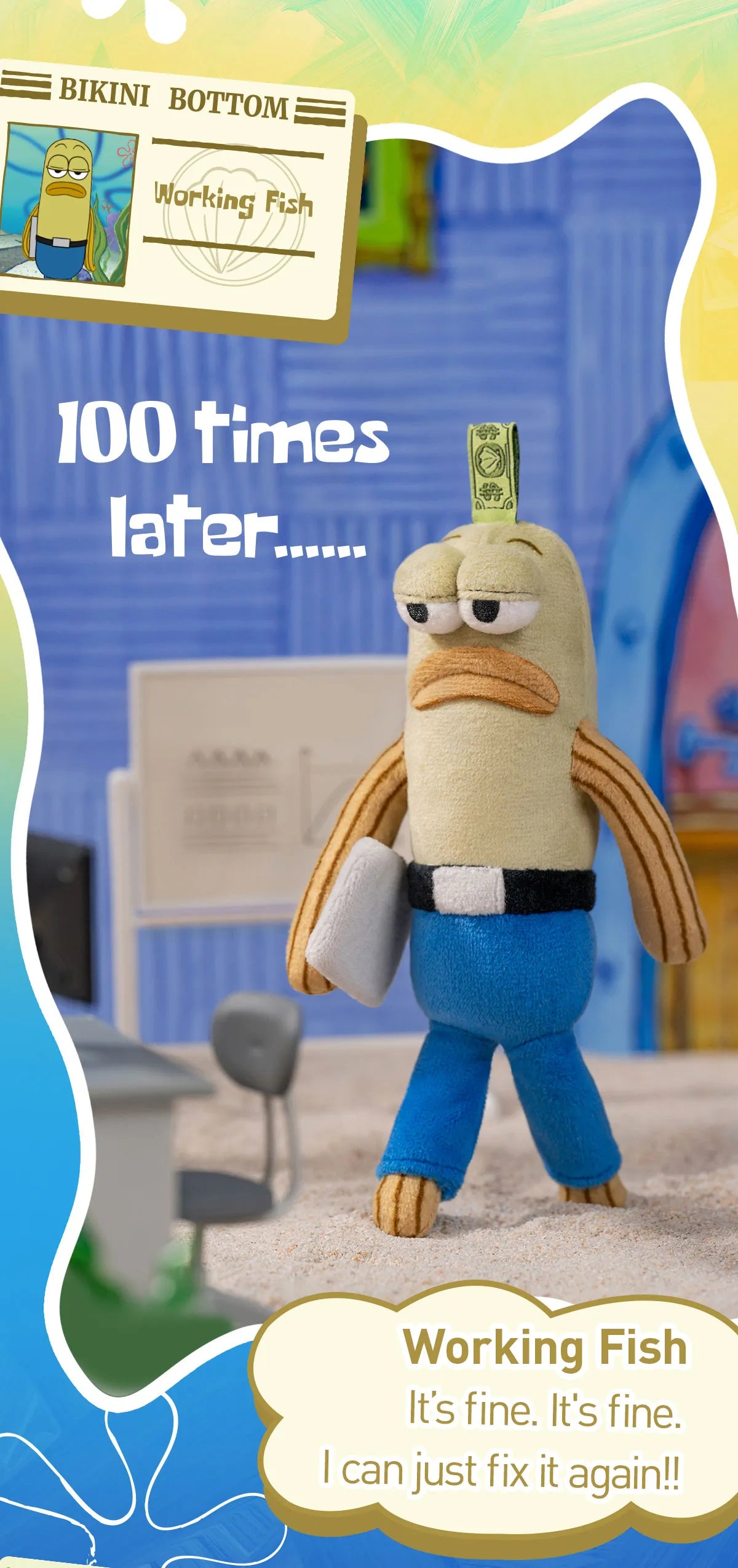 POP MART Bikini Bottom Buddies - Whimsical Plush - SpongeBob