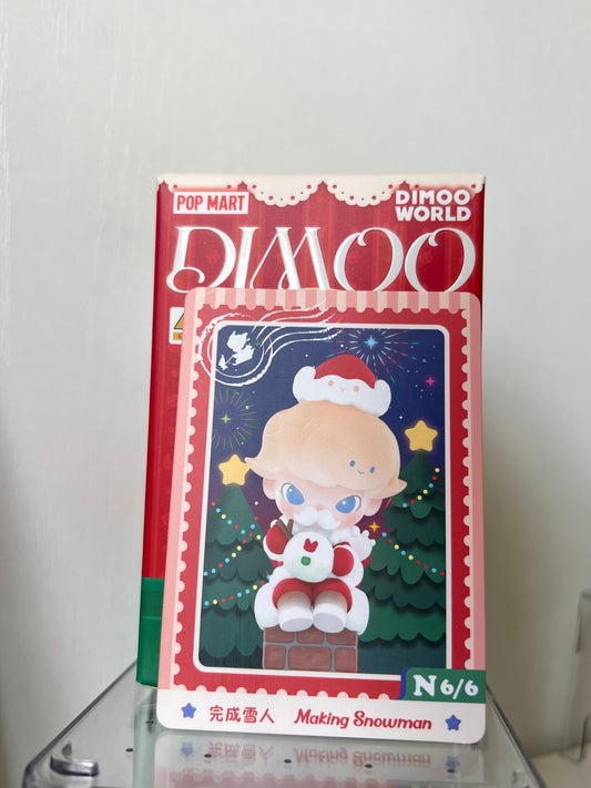 POP MART Dimoo Letters from Snowman Series - Making Snowman (Single Items)