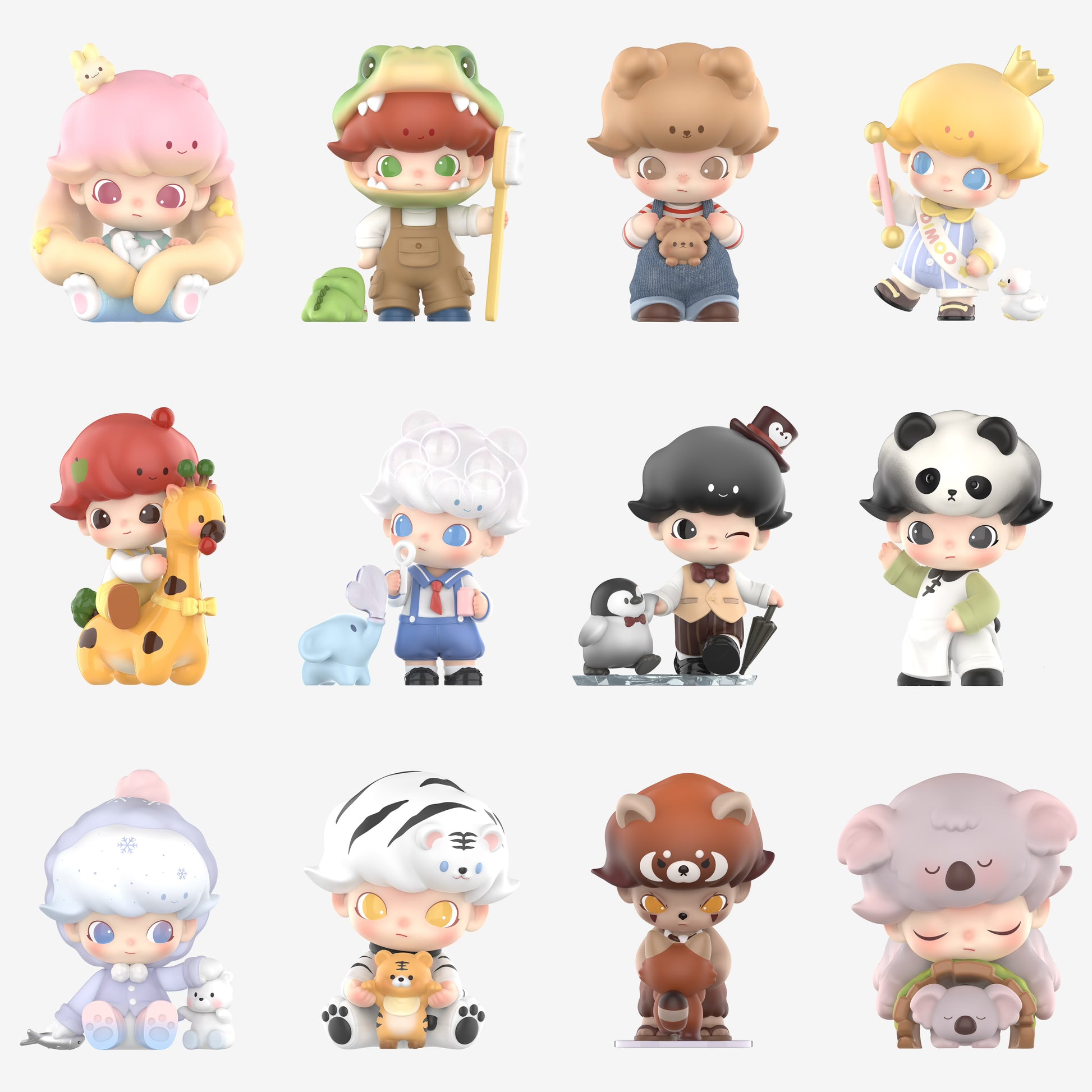 Dimoo Animal Collection POP MART DIMOO Animal Kingdom Series Figures – Blind Box Collections