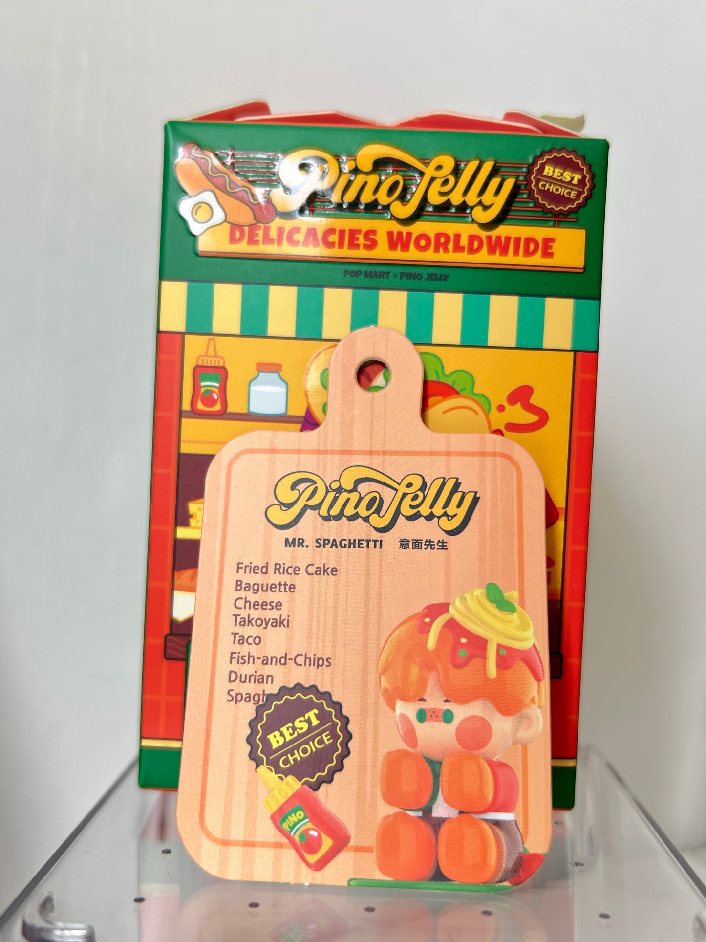 POP MART PINO JELLY Delicacies Worldwide Series Figures - Mr. Spaghetti (Single Items)