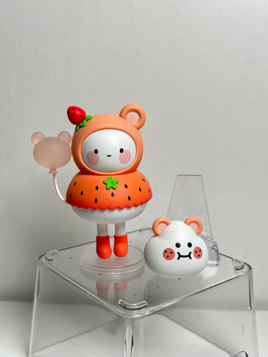 POP MART Bobo & Coco STRAWBERRY BEAR (Single items)