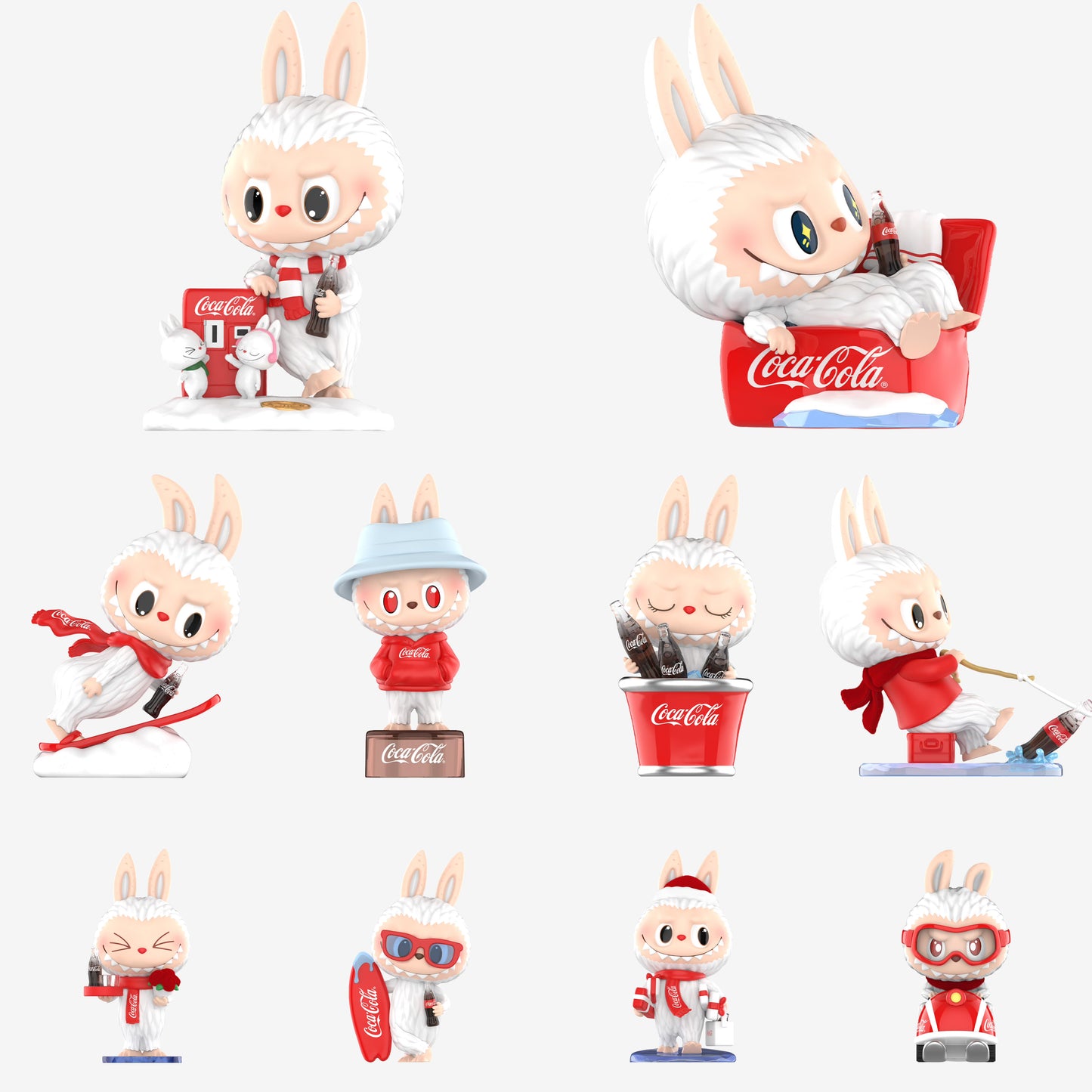 POP MART THE MONSTERS LABUBU COCA-COLA Series Figures