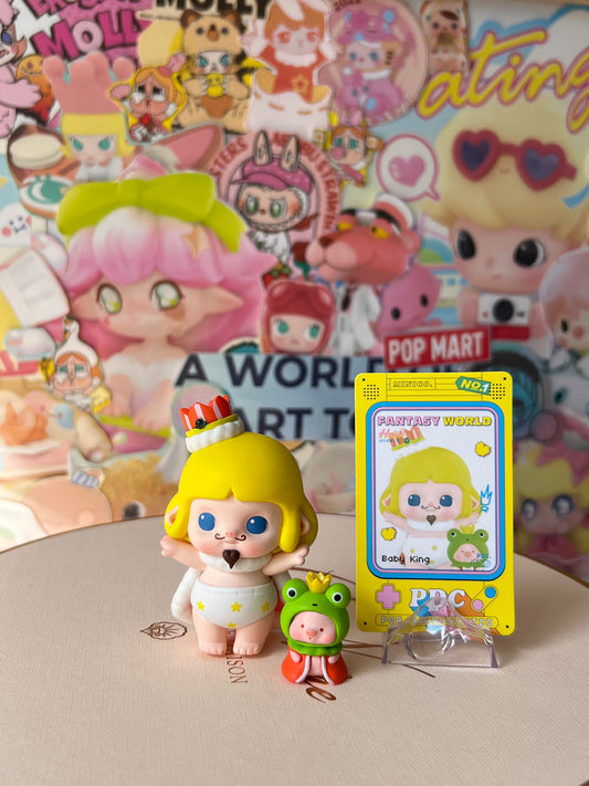 POP MART Minico Fantasy World Series Blind Box - Baby King (Single items)