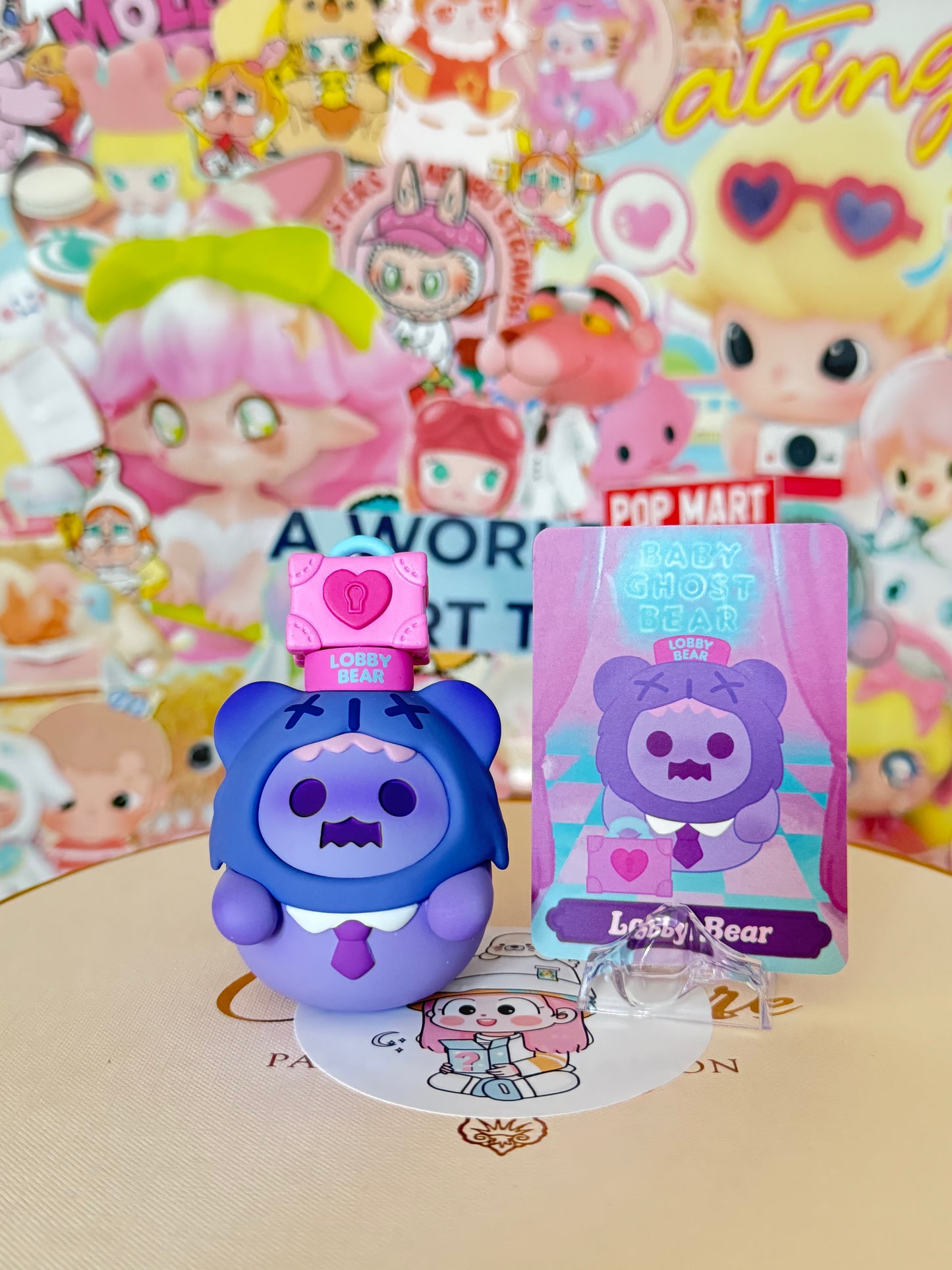 Finding Unicorn ShinWoo SWEET DREAM HOTEL Series Blind Box - Lobby Bear (Single items)