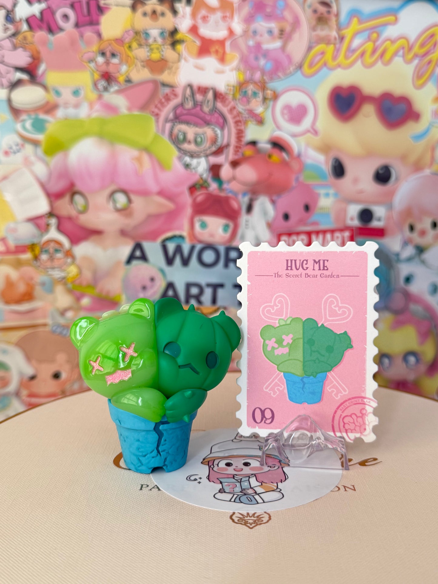 Finding Unicorn ShinWoo The Secret Bear Garden Series Blind Box - Hug me (Single items)