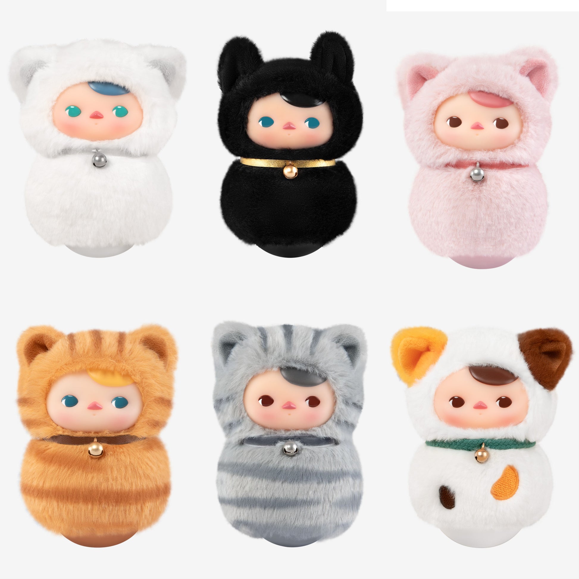 Pucky Roly Poly Keychain POP MART PUCKY Roly-Poly Kitty Series-Vinyl Plush Blind Box – Blind Box ...